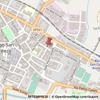 Mappa Via Galileo Galilei, 28, 50032 Borgo San Lorenzo, Firenze (Toscana)