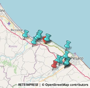 Mappa 61011 Case Badioli PU, Italia (6.85813)
