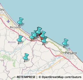 Mappa 61011 Case Badioli PU, Italia (5.00273)