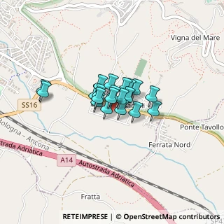 Mappa Via dell'Artigianato, 61011 Gabicce mare PU, Italia (0.228)