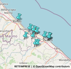 Mappa 61011 Case Badioli PU, Italia (9.415)