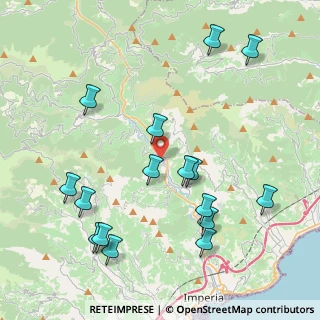 Mappa Via XX Settembre, 18027 Chiusavecchia IM, Italia (4.77875)