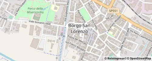 Mappa Borgo San Lorenzo
