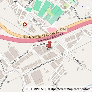 Mappa Via G. Bizet, 34, 47841 Cattolica, Rimini (Emilia Romagna)