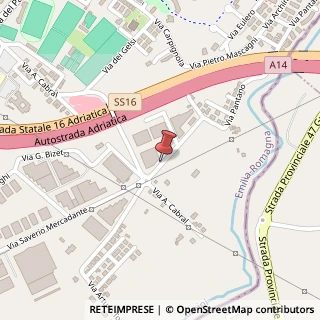 Mappa Via Vincenzo Bellini, 32, 47841 Cattolica, Rimini (Emilia Romagna)