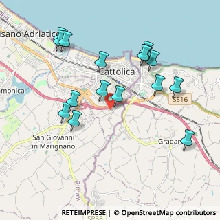Mappa Via Ottavio Lazzari, 47841 Cattolica RN, Italia (2.09813)