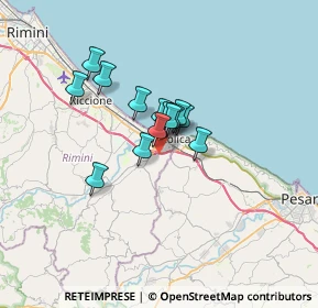 Mappa Via Luciona, 47841 Cattolica RN, Italia (4.26571)