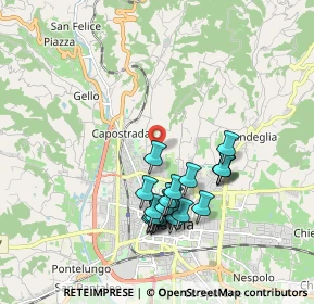 Mappa Via delle Gaine, 51100 Pistoia PT, Italia (1.794)