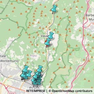 Mappa Via Giulio Gacci, 59021 Vaiano PO, Italia (6.4715)