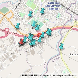 Mappa Via G. Bizet, 47841 Cattolica RN, Italia (0.4055)
