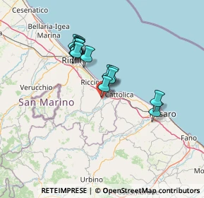 Mappa Via A. Volta, 47843 Santa Monica-Cella RN, Italia (11.77667)