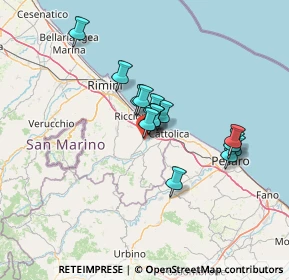 Mappa Via Alessandro Volta, 47843 Misano Adriatico RN, Italia (10.62571)