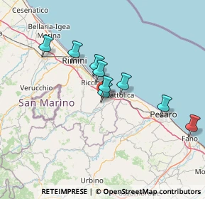 Mappa Via A. Volta, 47843 Santa Monica-Cella RN, Italia (19.08273)