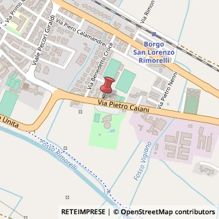 Mappa Via Pietro Caiani, 29, 50032 Borgo San Lorenzo, Firenze (Toscana)