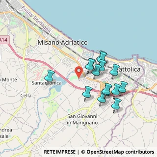Mappa Via Panoramica, 47841 San Giovanni in Marignano RN, Italia (1.61)