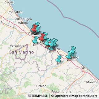 Mappa Via Panoramica, 47841 San Giovanni in Marignano RN, Italia (10.405)