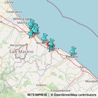 Mappa Via Panoramica, 47841 San Giovanni in Marignano RN, Italia (12.78)