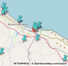 Mappa Via Pietro Nenni, 47841 Cattolica RN, Italia (5.11714)