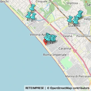 Mappa Via Arenile, 55042 Forte dei Marmi LU, Italia (2.21231)