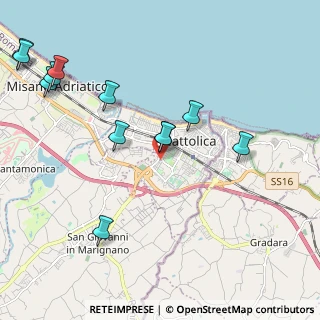 Mappa Via dei Lillà, 47841 Cattolica RN, Italia (2.4825)