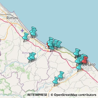 Mappa Via dei Lillà, 47841 Cattolica RN, Italia (8.516)
