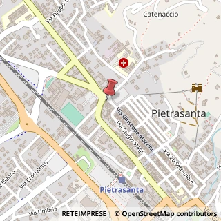Mappa Piazza Statuto, 21, 55045 Pietrasanta, Lucca (Toscana)