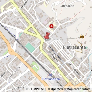 Mappa Piazza Statuto, 17, 55045 Pietrasanta, Lucca (Toscana)
