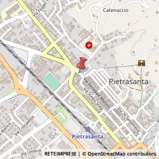 Mappa Piazza dello Statuto, 16, 55045 Pietrasanta, Lucca (Toscana)