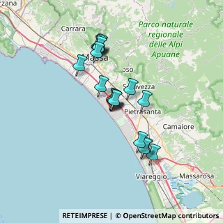 Mappa Via Vittorio Veneto, 55042 Forte dei Marmi LU, Italia (5.99778)
