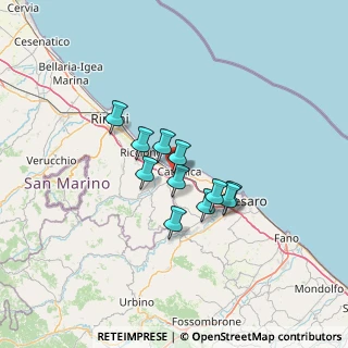 Mappa Via S.Allende, 47841 Cattolica RN, Italia (9.25091)