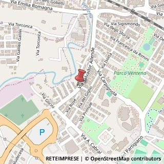 Mappa Via San Allende, 172, 47841 Cattolica, Rimini (Emilia Romagna)
