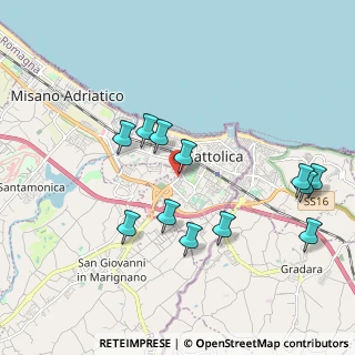 Mappa Via S.Allende, 47841 Cattolica RN, Italia (2.02167)