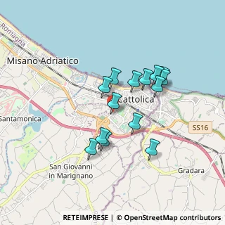 Mappa Via S.Allende, 47841 Cattolica RN, Italia (1.47286)