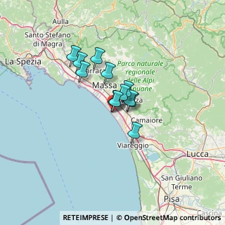 Mappa Via A. Ponchielli, 55042 Forte dei Marmi LU, Italia (8.46667)