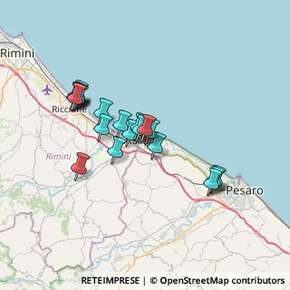 Mappa Via Fratelli Cervi, 61011 Gabicce Mare PU, Italia (6.243)