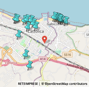 Mappa Via Quarto, 47841 Cattolica RN, Italia (1.158)