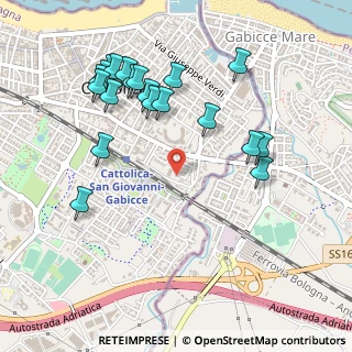 Mappa Via Quarto, 47841 Cattolica RN, Italia (0.555)