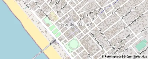 Mappa Forte dei Marmi