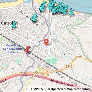 Mappa Via Gaetano Donizetti, 61011 Gabicce Mare PU, Italia (0.7935)