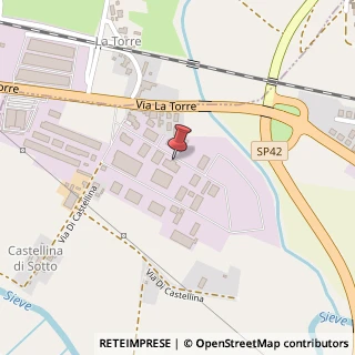 Mappa Via del Bagnone, 22, 50032 Borgo San Lorenzo, Firenze (Toscana)