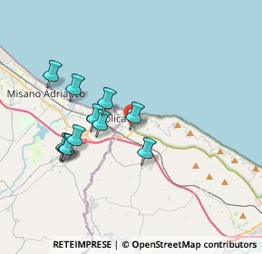 Mappa Via Fosse Ardeatine, 61011 Gabicce Mare PU, Italia (3.34727)