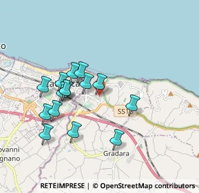 Mappa Via Fosse Ardeatine, 61011 Gabicce Mare PU, Italia (1.694)