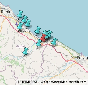 Mappa Piazza Del Parco, 47841 Cattolica RN, Italia (4.46133)