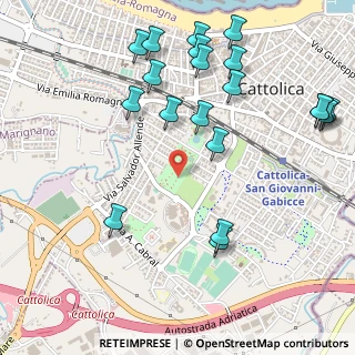 Mappa Piazza Del Parco, 47841 Cattolica RN, Italia (0.6395)