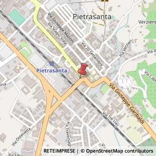 Mappa Via Vincenzo Santini, 2, 55045 Pietrasanta, Lucca (Toscana)