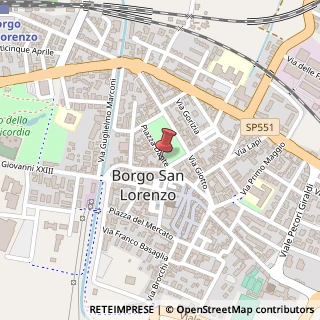 Mappa Viale Dante Alighieri, 13, 50032 Borgo San Lorenzo, Firenze (Toscana)