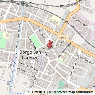 Mappa Via Pananti, 43, 50032 Scarperia e San Piero, Firenze (Toscana)