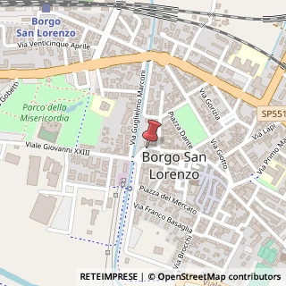 Mappa Largo Lino Chini, 20, 50032 Borgo San Lorenzo, Firenze (Toscana)