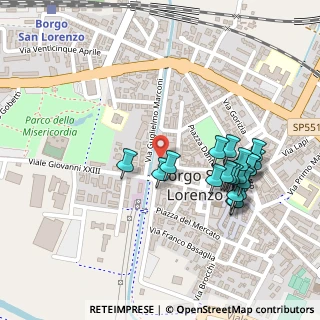 Mappa Largo Lino Chini, 50032 Borgo San Lorenzo FI, Italia (0.25)