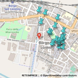 Mappa Largo Lino Chini, 50032 Borgo San Lorenzo FI, Italia (0.275)